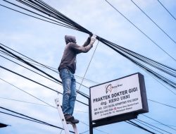 Pemko Pekanbaru dan Apjatel Mulai Tertibkan Kabel FO Semrawut